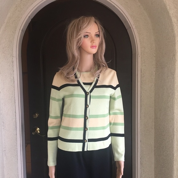 St. John sport sweater/sleeveless top/green size P - Picture 6 of 8